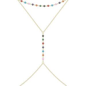 🆕Layered Waist Chain for Women Beaded Body Jewelry Christmas Trendy Gift Idea